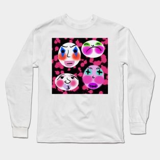 emotional egg clowns Long Sleeve T-Shirt